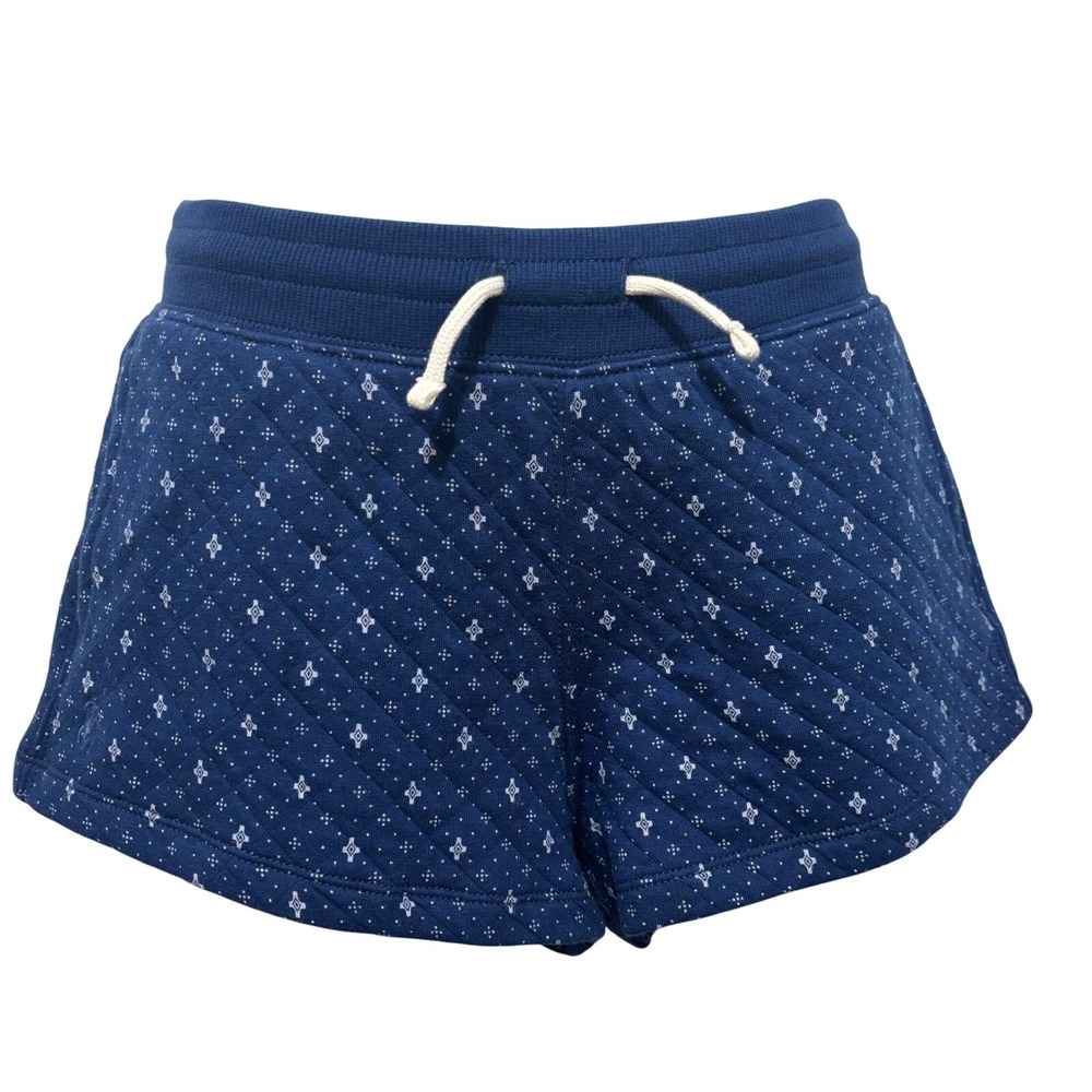 Polo Country Ralph Lauren Kids Blue Quilted Medallion Shorts M 8-10 Cottage Boho